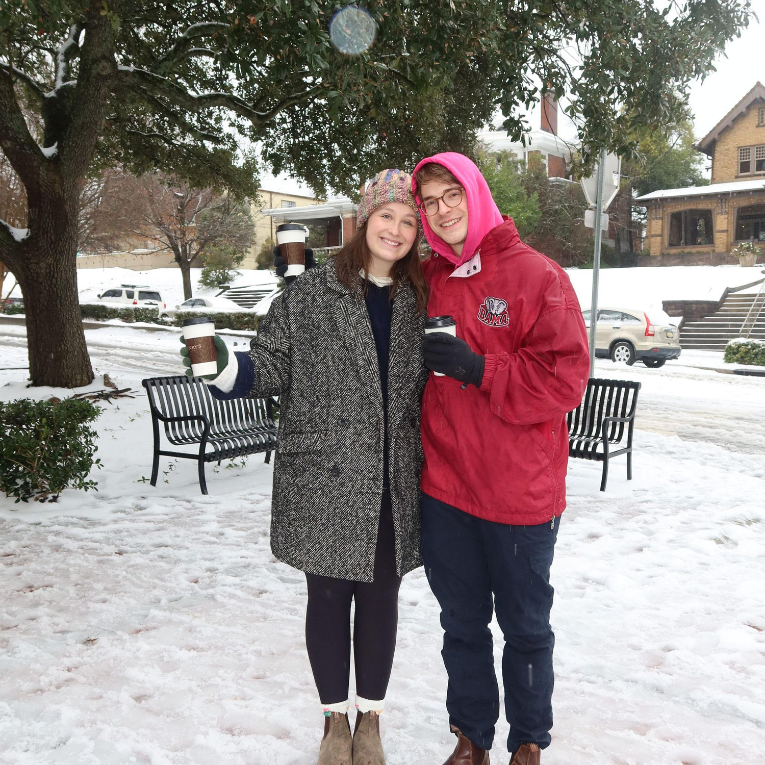 Occasional snow in Alabama