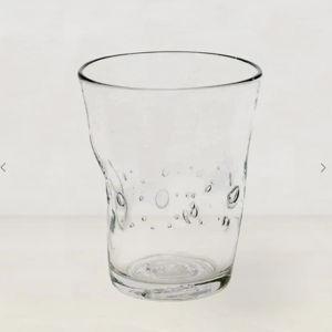 Clear Henri Glass, 8 oz. - Hudson Grace, Set of 4
