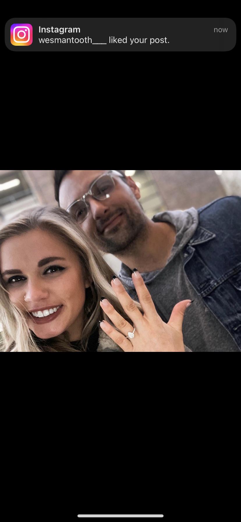 The day we got engaged!
