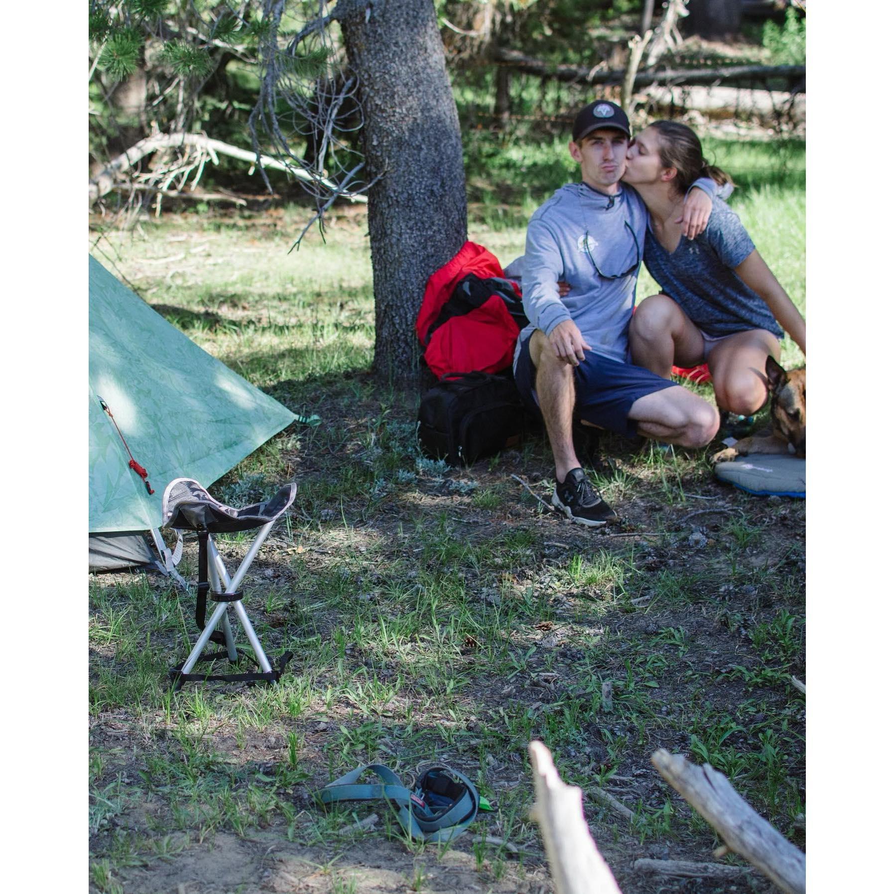 Back-up plan - recreate some original date nights camping alongside a stream