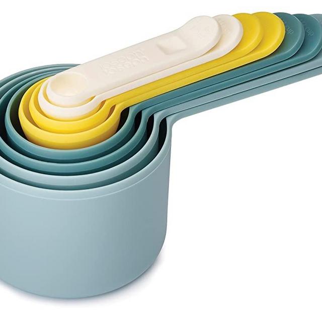 Joseph Joseph 40077 Nest Measure Measuring Cup Set, Opal - Multi-Colour, 8 Piece
