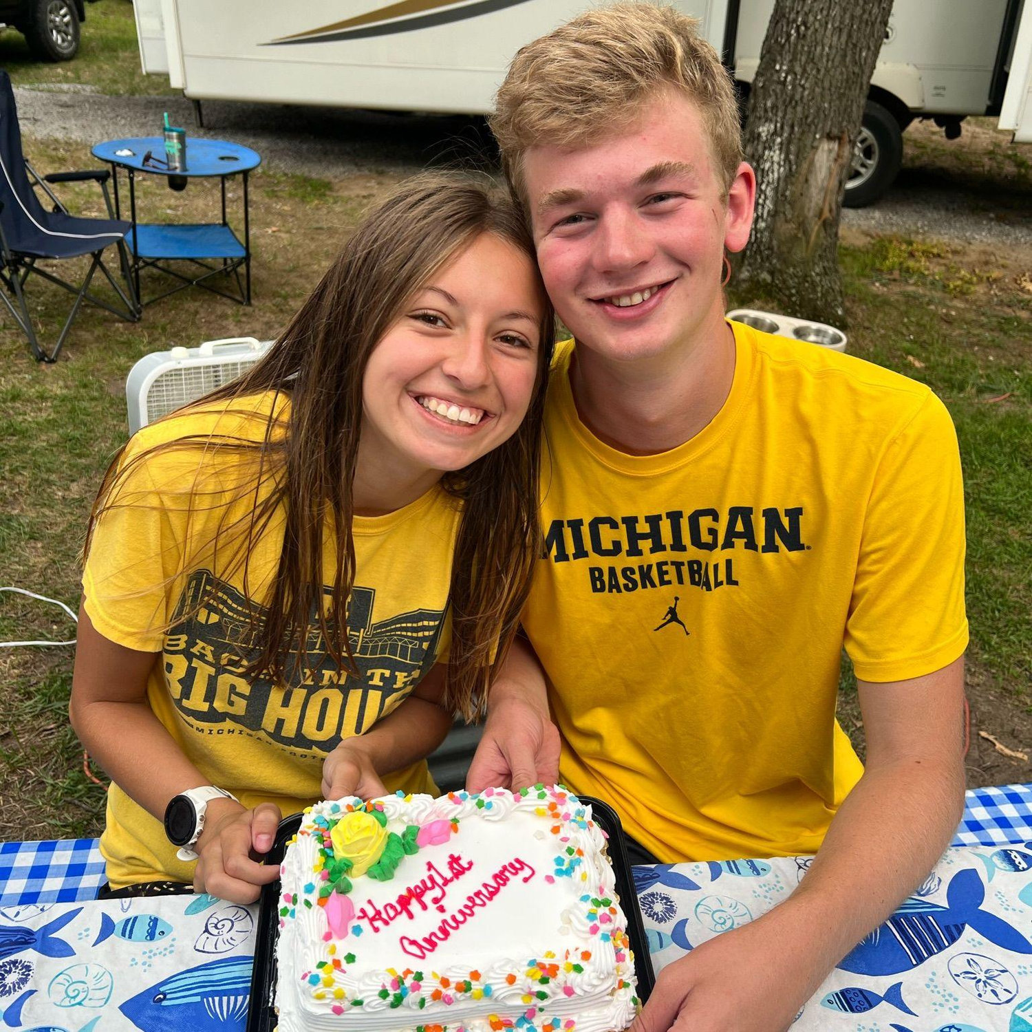 This cake started our anniversary cake tradition!