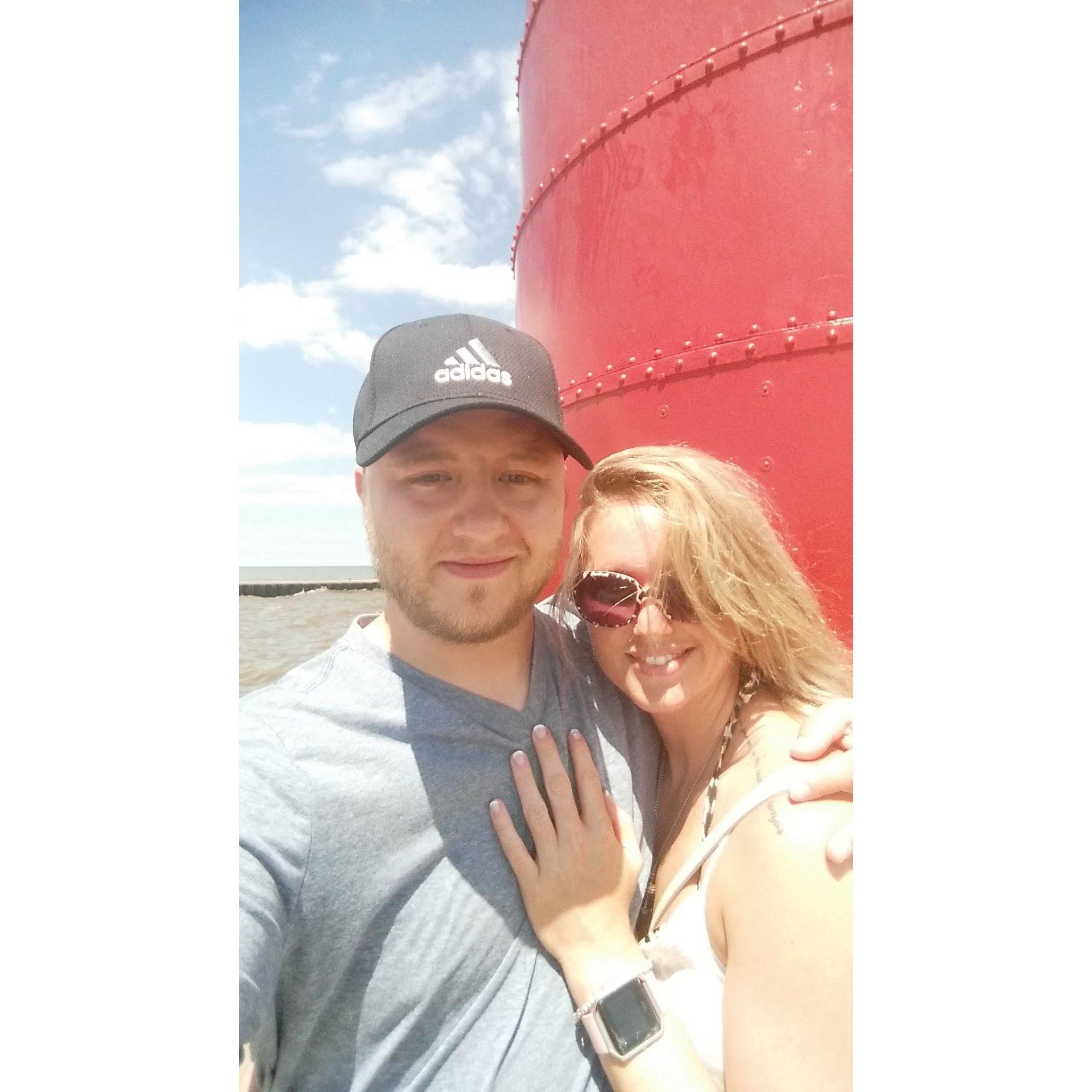 The only vacation we have ever been on alone - South Haven, MI, 2016