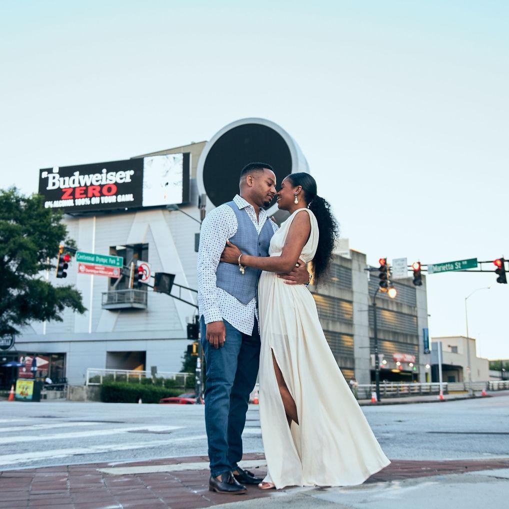 See that parking deck in the back? It was only right to take a picture in front of where it all began.