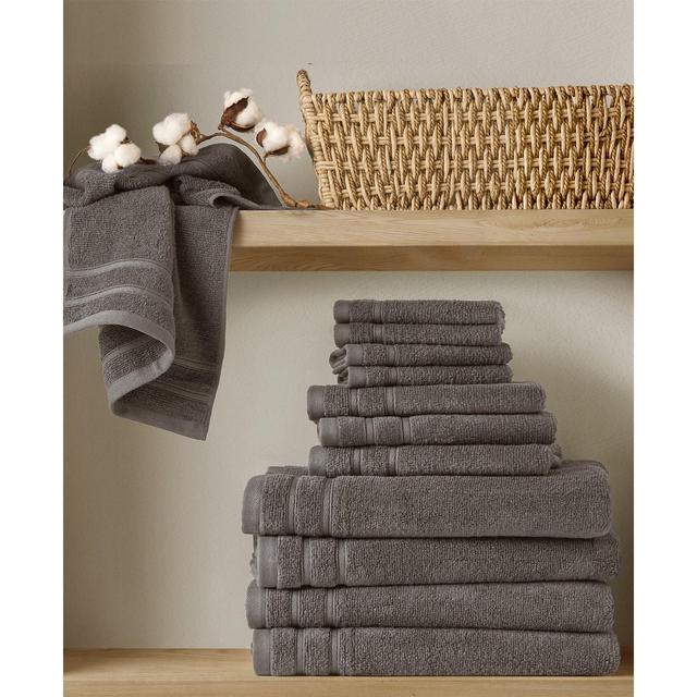 510 Design Essential Quick Dry Cotton 12-Pc. Bath Towel Set
