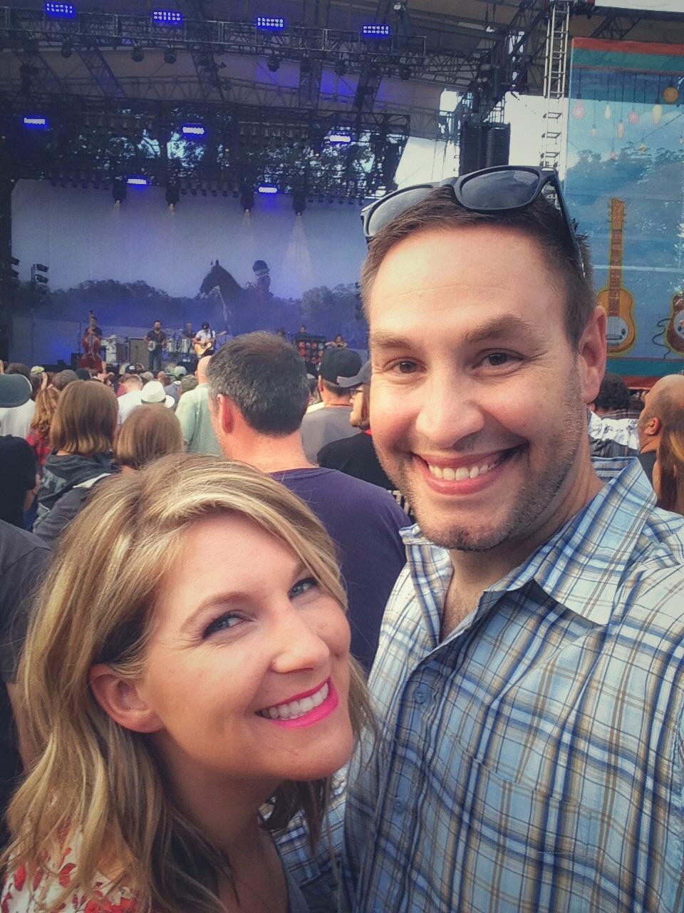 2 year anniversary watching the Avett Brothers