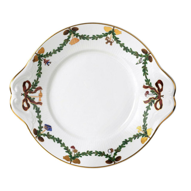Royal Copenhagen Star Fluted Christmas Dish