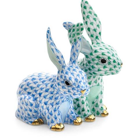 Herend Twisted Bunnies