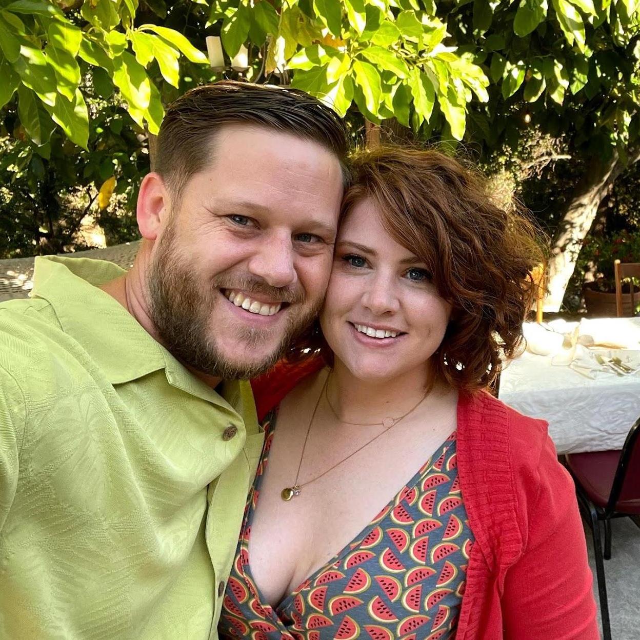 As a COVID-couple, we do most of our socializing outside in the backyard!