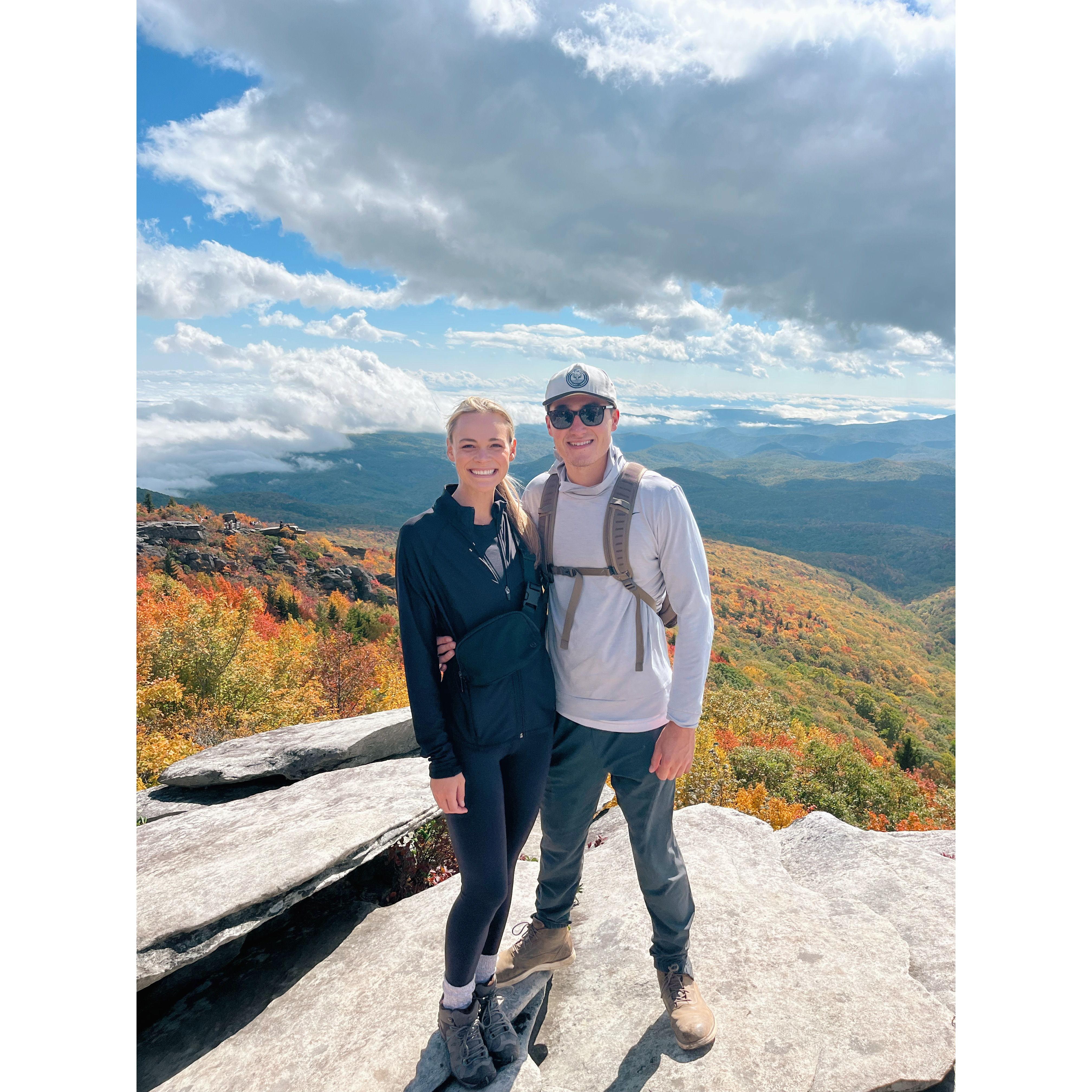 We love hiking and Asheville!