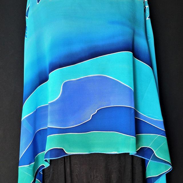 Tallit - The Ocean New design Hand Painted...