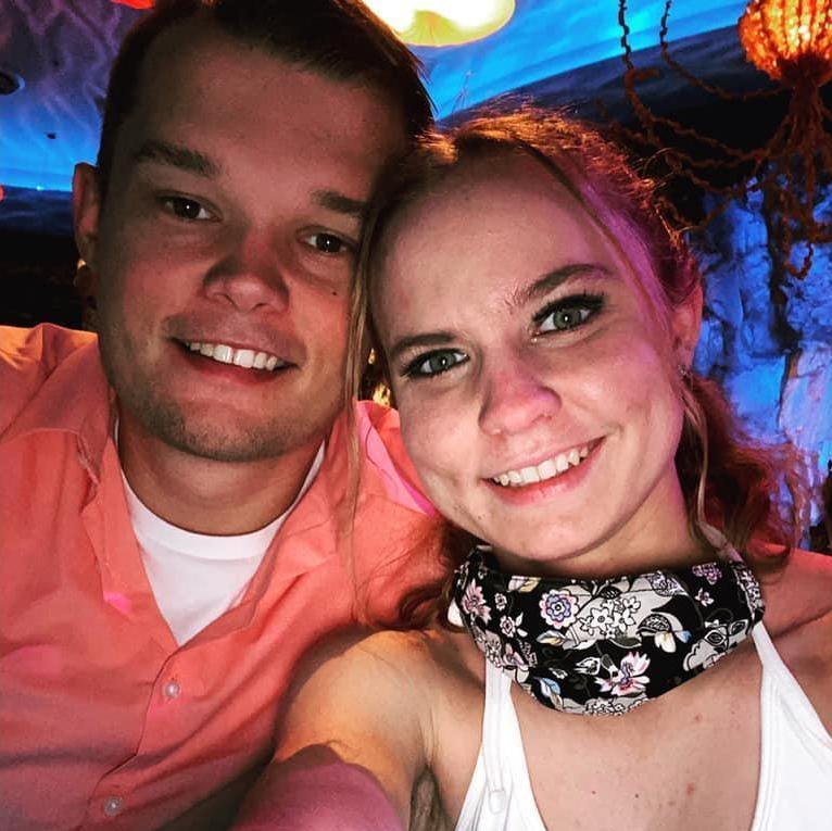 On March 13th, 2021, Brittany and Shayne took another small day trip to Disney Springs. This photo was taken at the bar of the T-Rex restaurant.