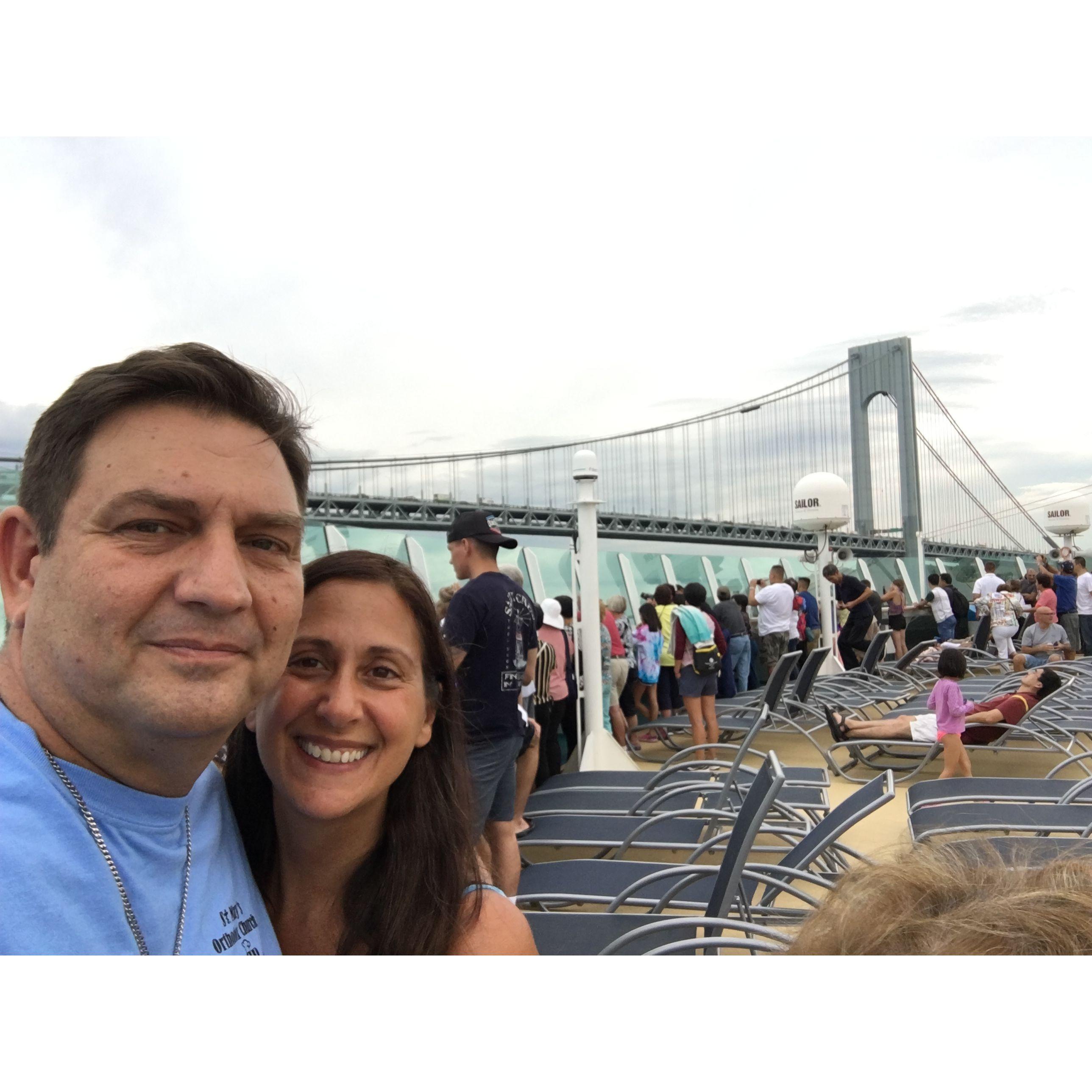Our first cruise together.