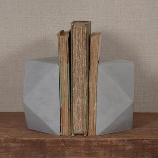 Geometric Cement Bookends