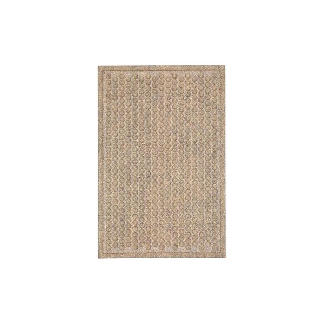 Mohawk Home Dots Impressions Chestnut Durable Door Mat, 3'X4', Tan