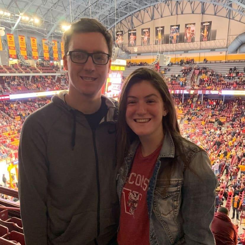 Our first Badgers versus Gophers basketball game.