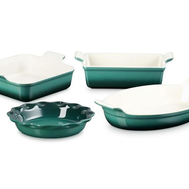 Le Creuset Stoneware 4 PC Heritage Bakeware Set, Artichaut