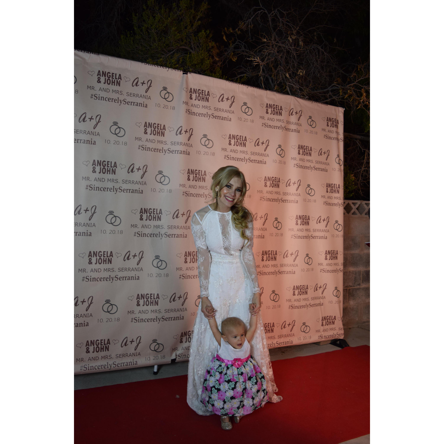 Bride with Daughter, Melody Moon Serrania