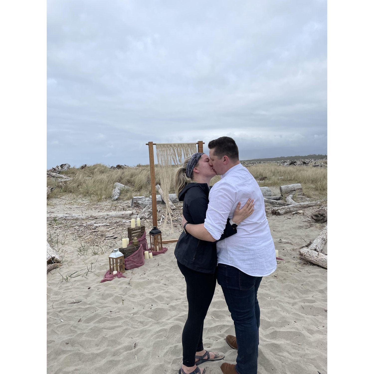 April 2021 - Proposal Day at Rockaway, Beach.