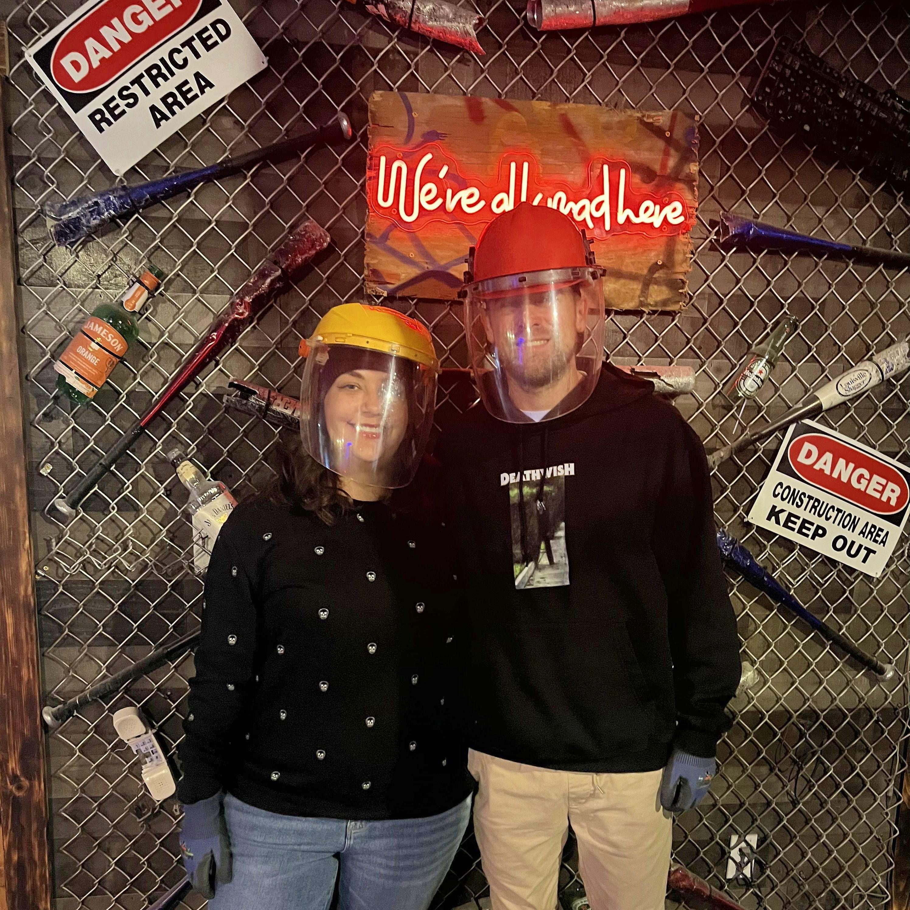 Highly recommend going to a smash room!