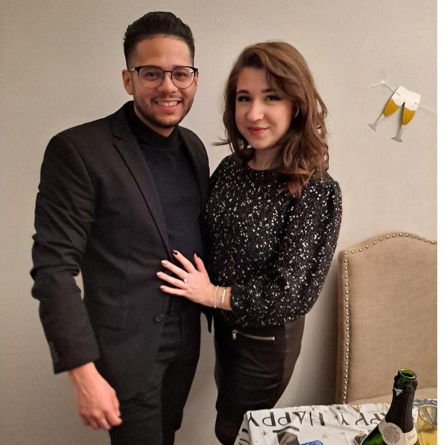 Right before Val asked him to be her boyfriend, Jan 2021