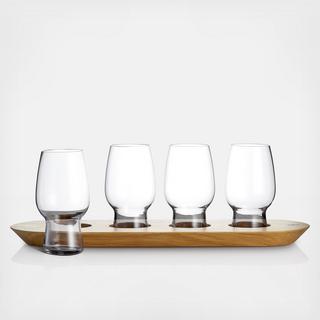Craft Brew 5-Piece Beer Flight Set