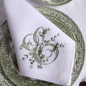 Embroidered Napkins - Etsy
