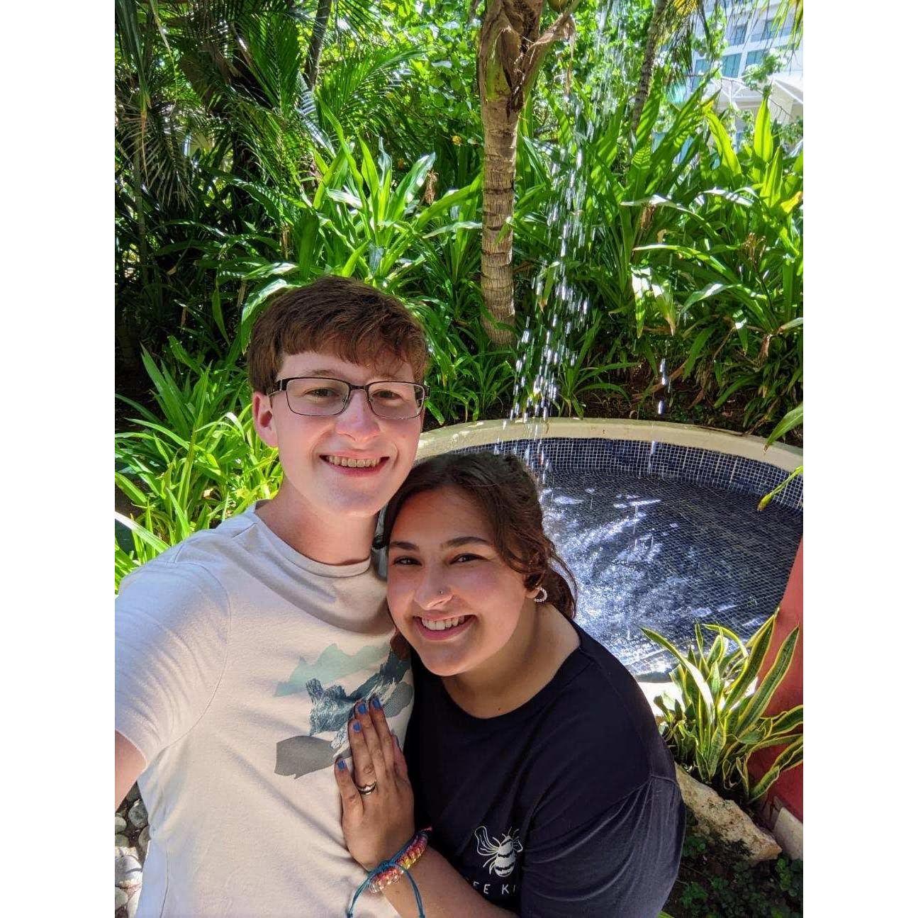 At our hotel in Cancun 2022