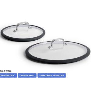 Glass Lids 8 + 12 inch