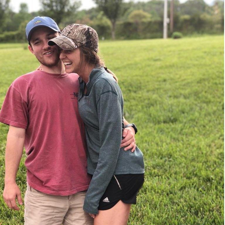 Angelia's first fishing trip with Brock