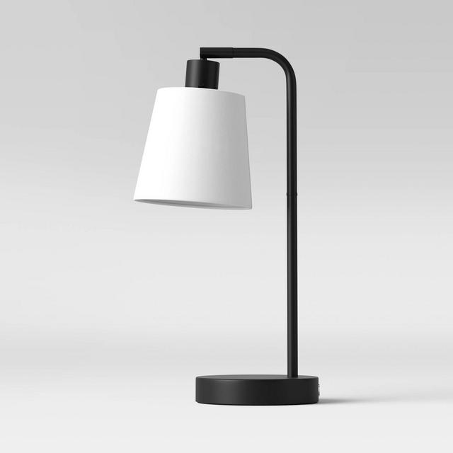 Shaded Arc Table Lamp Black - Project 62™