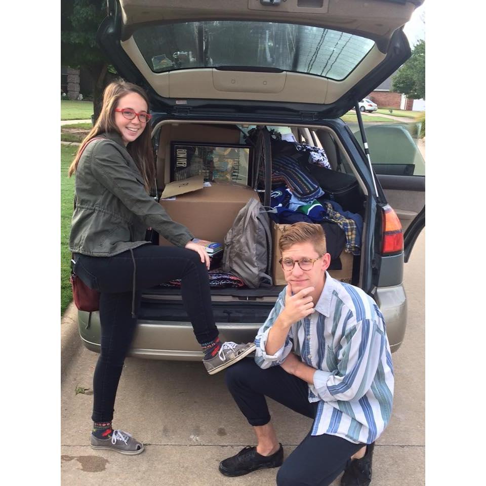 Our last photo in Arkansas before we took off for Seattle in 2015.