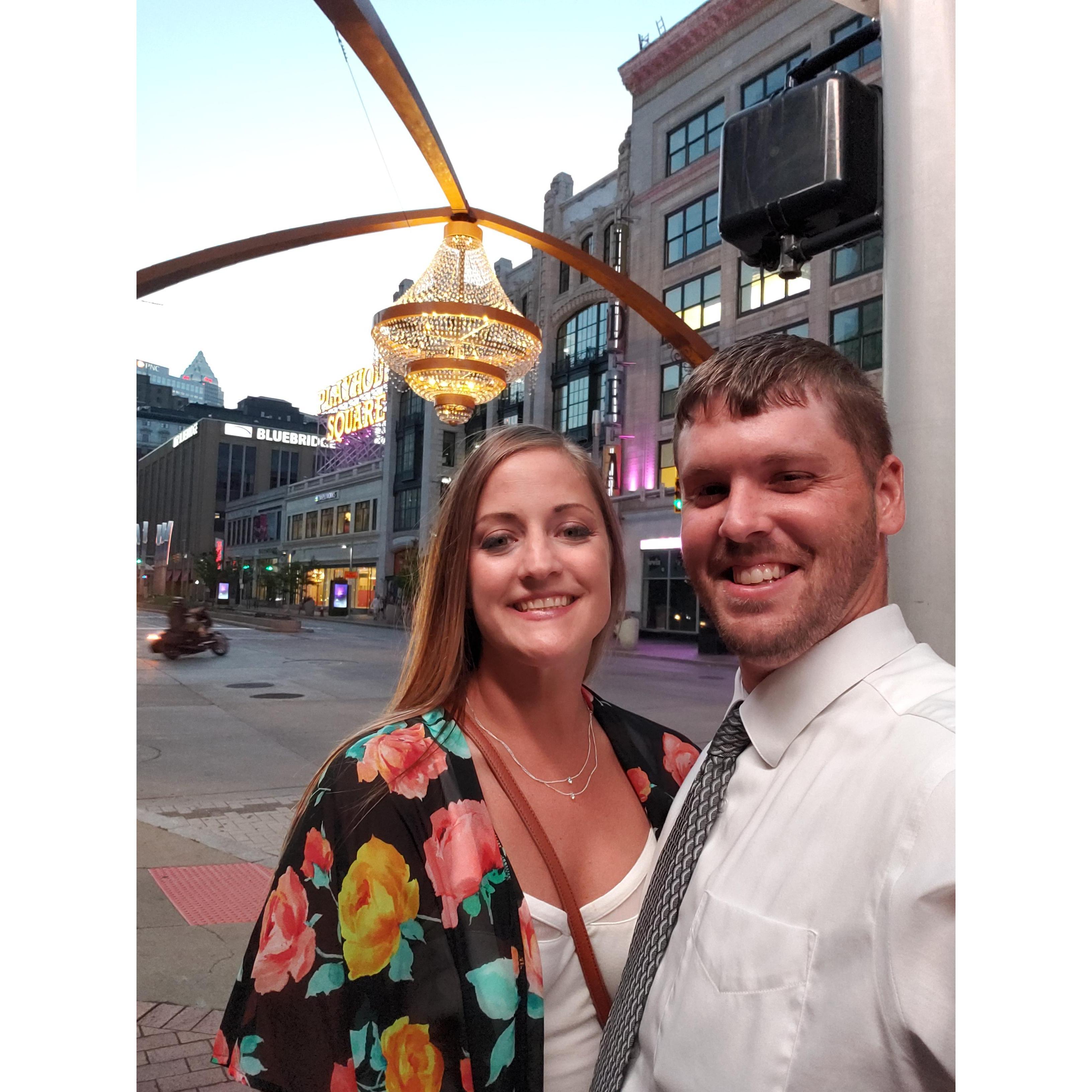 Date night, Playhouse Square.