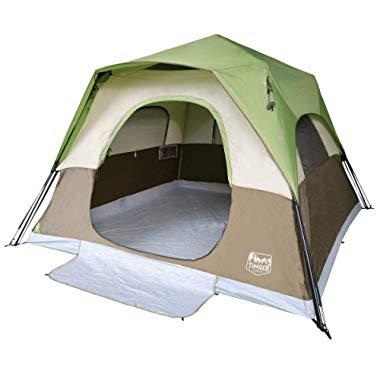 Timber Ridge 6-Person Instant Cabin Tent with Rainfly