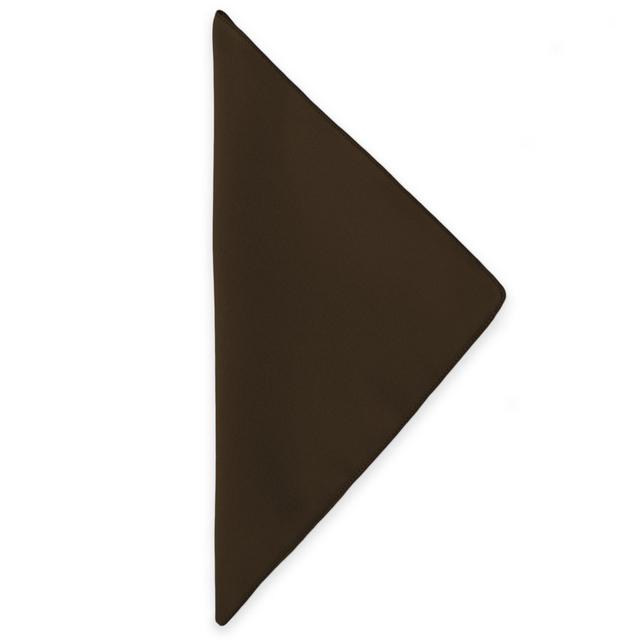 Basic Polyester Napkins in Chocolate (Set of 4)