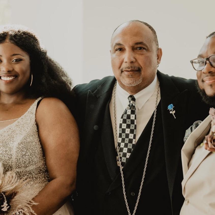 Dr Weston, our officiant!