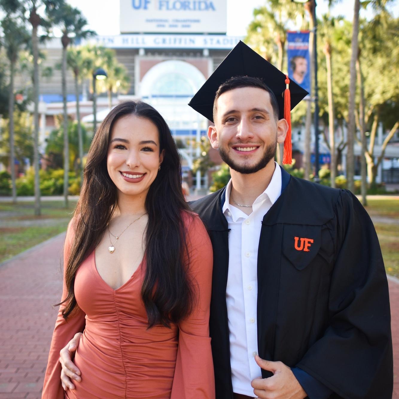 The families first, but not last, Gator Grad...come on Isa!