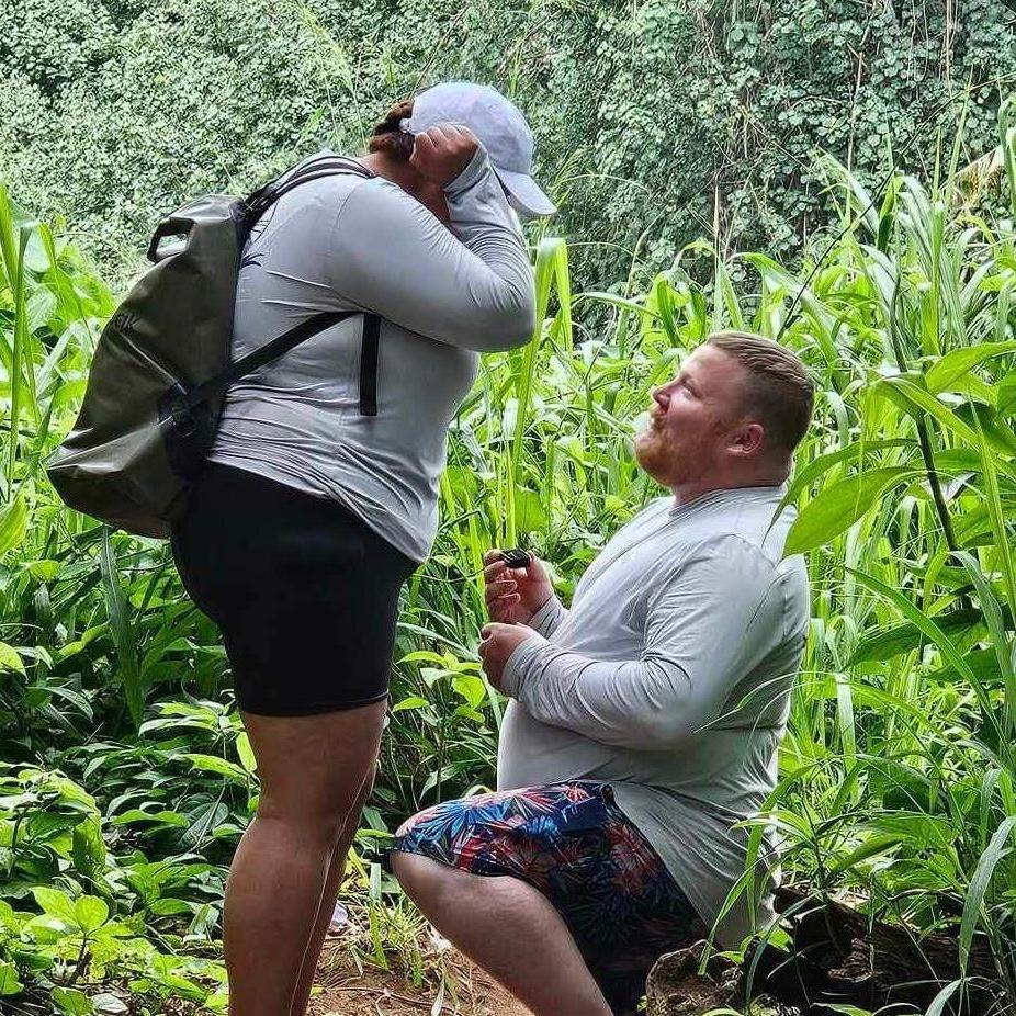 Okay, she said Yes!