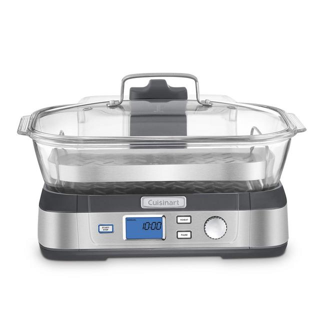 Cuisinart STM-1000 CookFresh Digital Glass Steamer, Stainless Steel