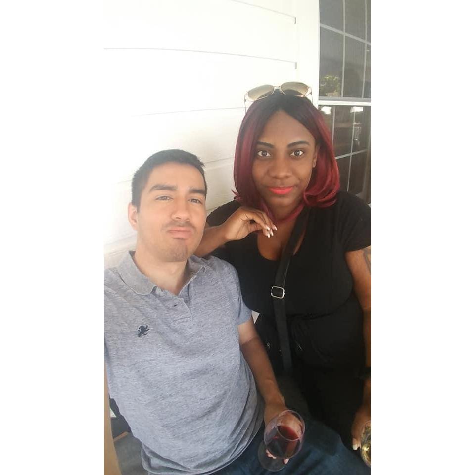 This is likely our first photo together