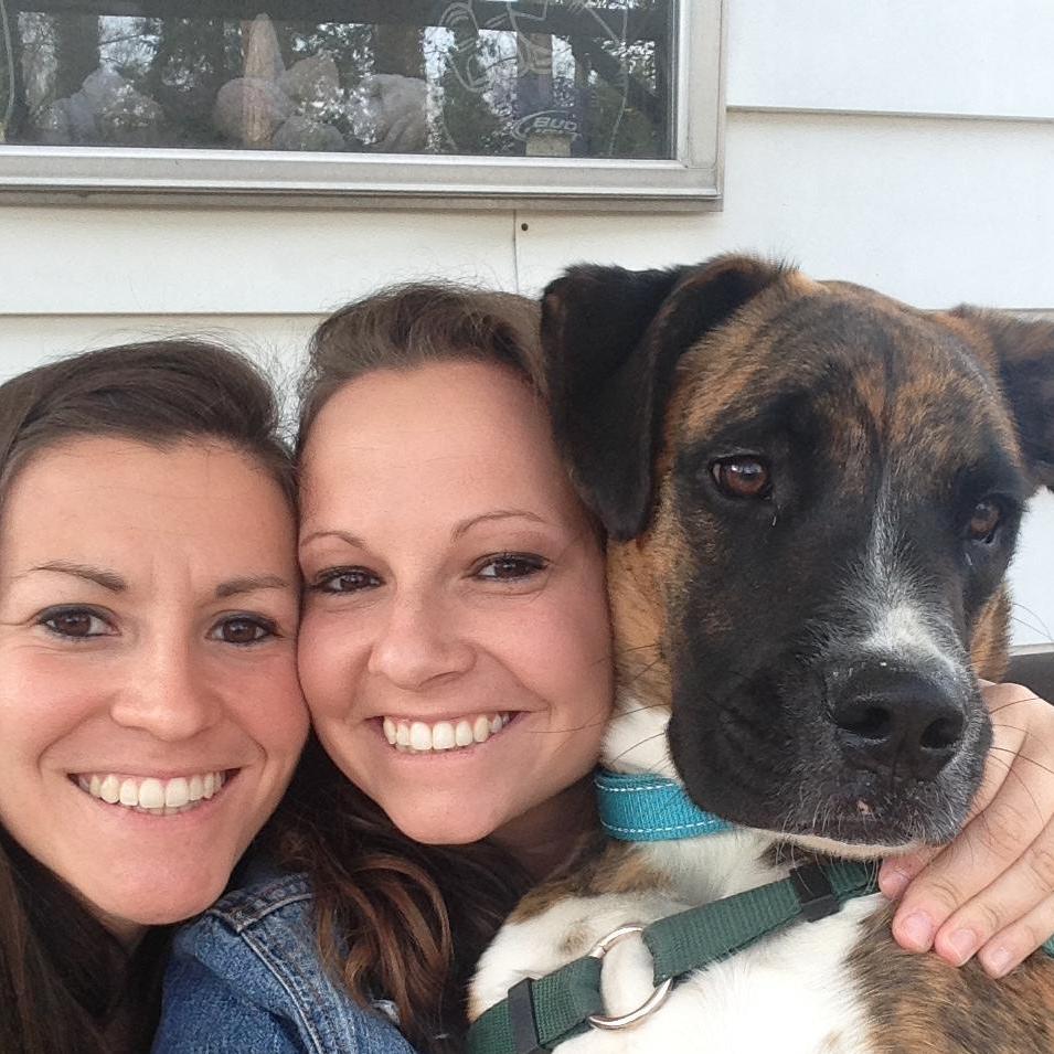 One of the first family photos in our Greenville house with Tyson, 2013.