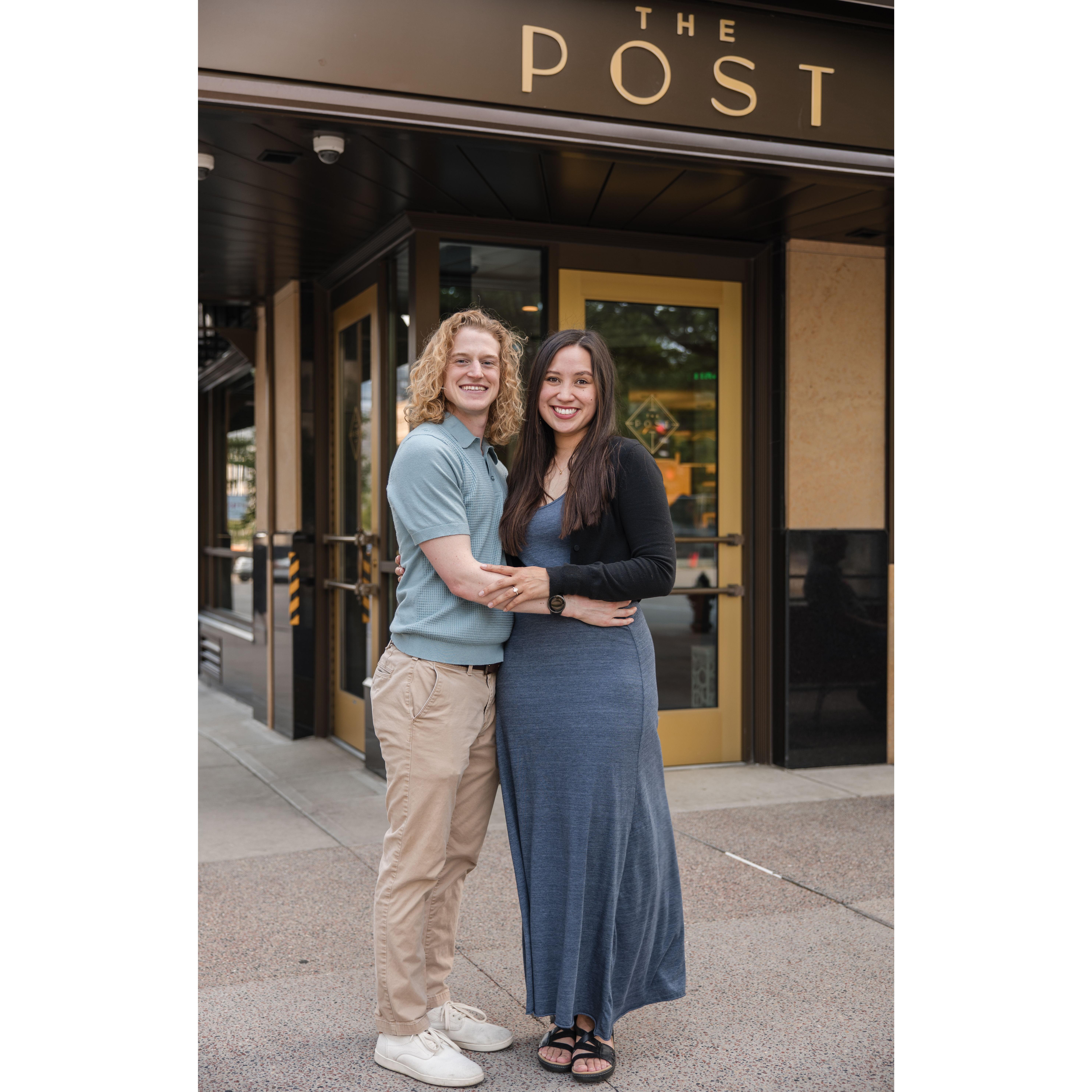 The Post is the first bar Eric and Cassie talked at.