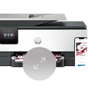 HP OfficeJet Pro 8125e All-in-One Printer with 3 Months of Instant Ink for free with HP+, AI-enabled
