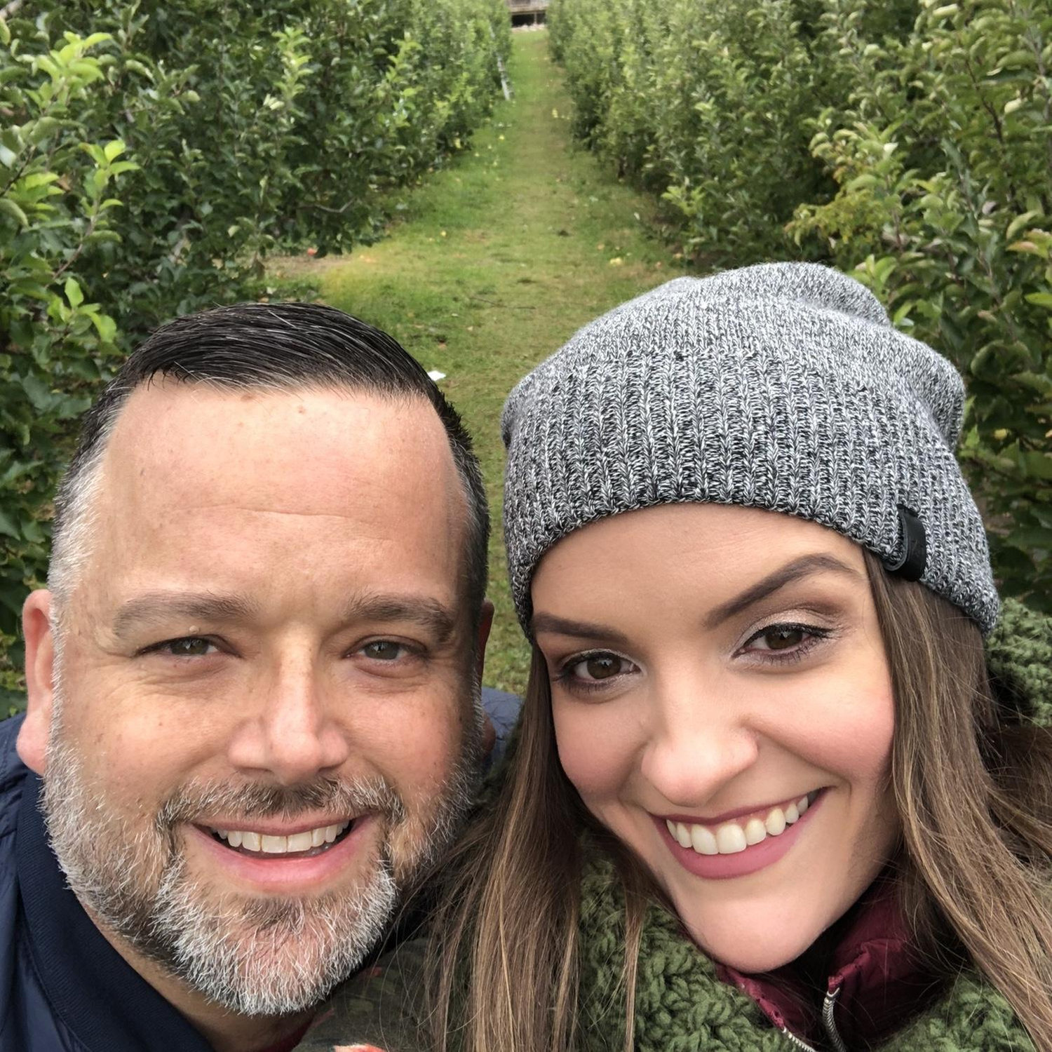 Apple picking in Saratoga Springs — a sweet memory and the start of many shared adventures.