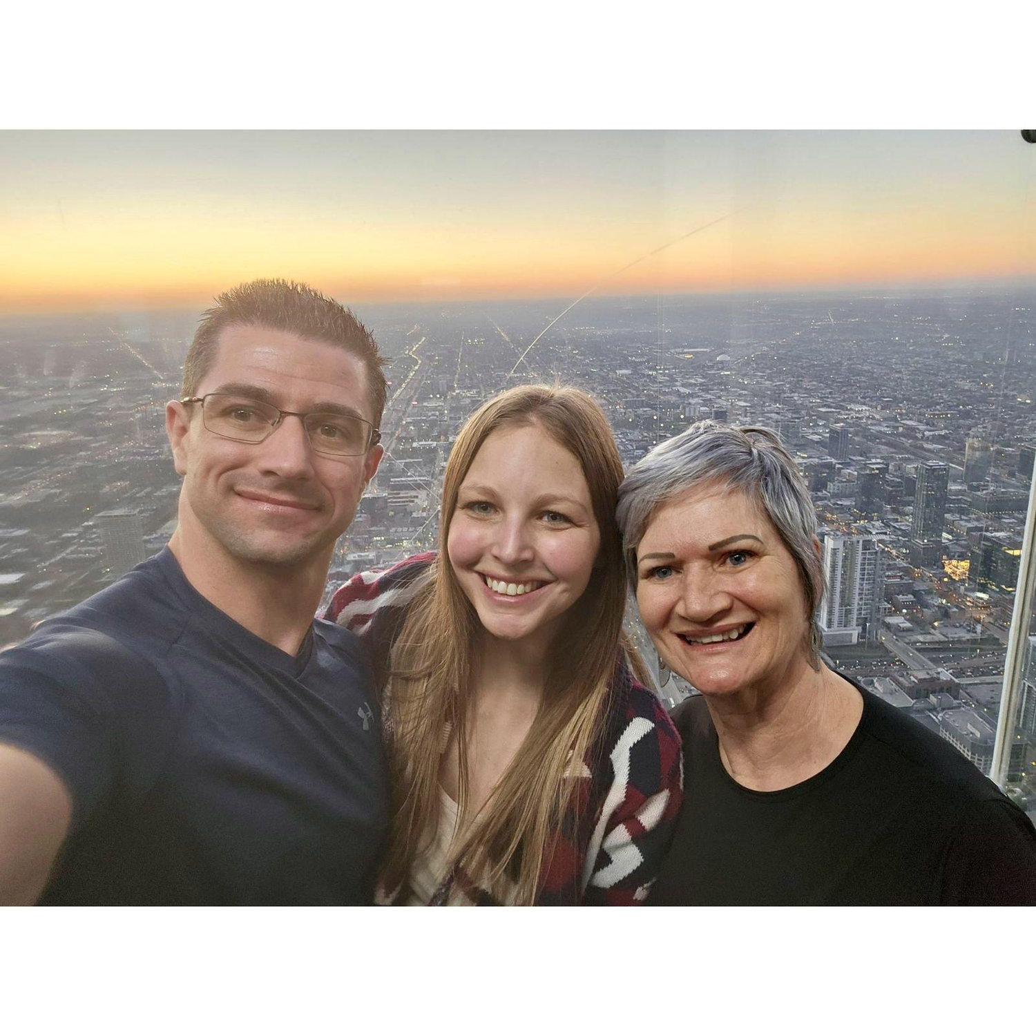 Clemir's mom visiting us in Chicago.