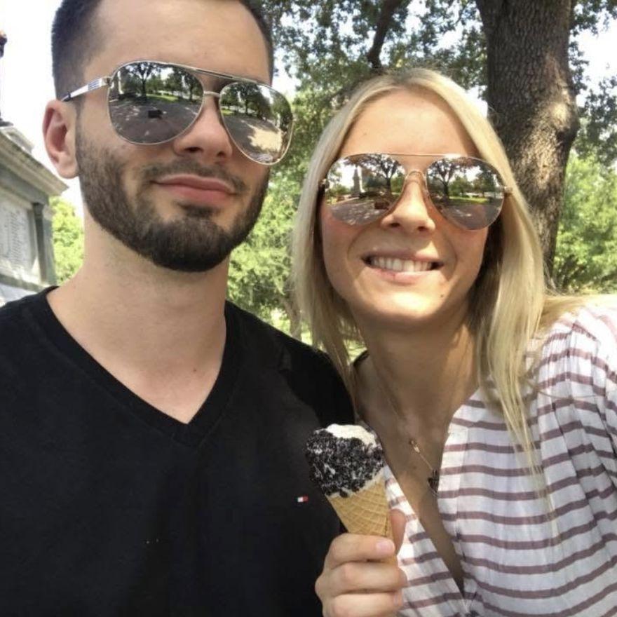 First week we moved to Texas and walked around Austin