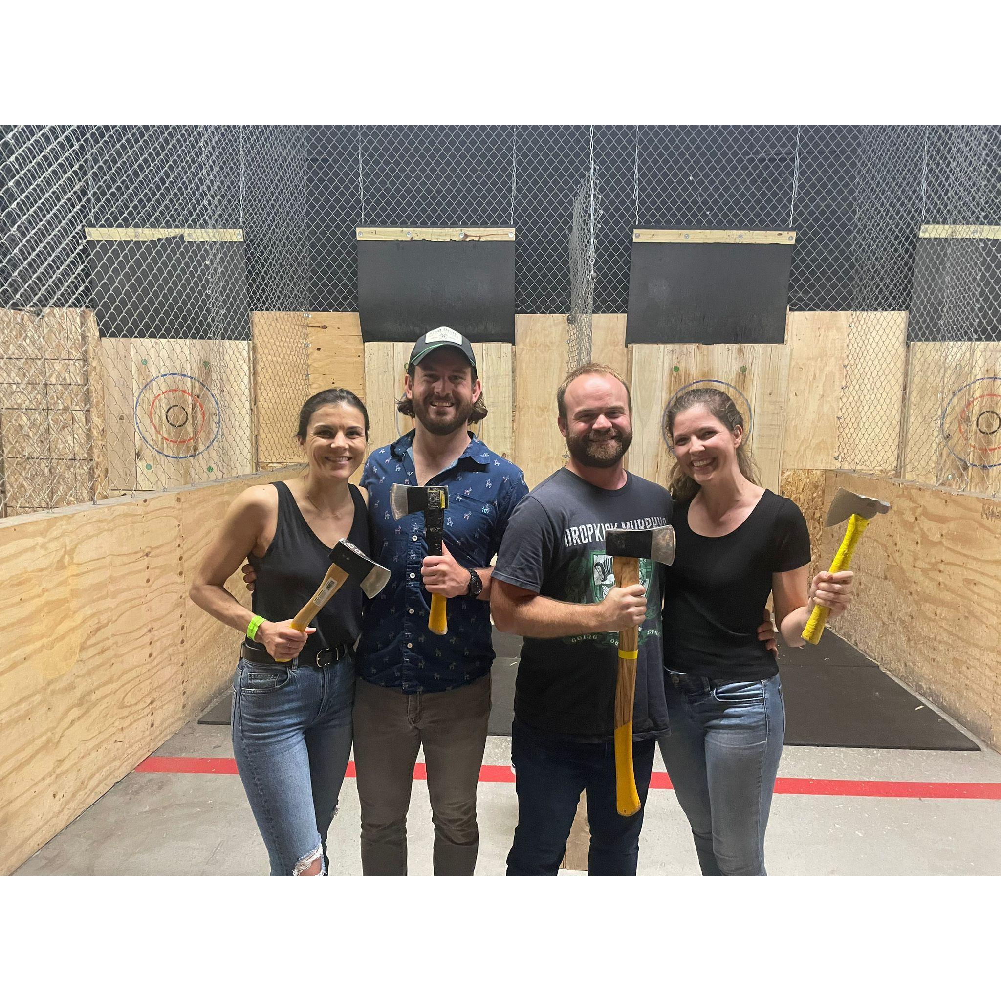 Axe throwing