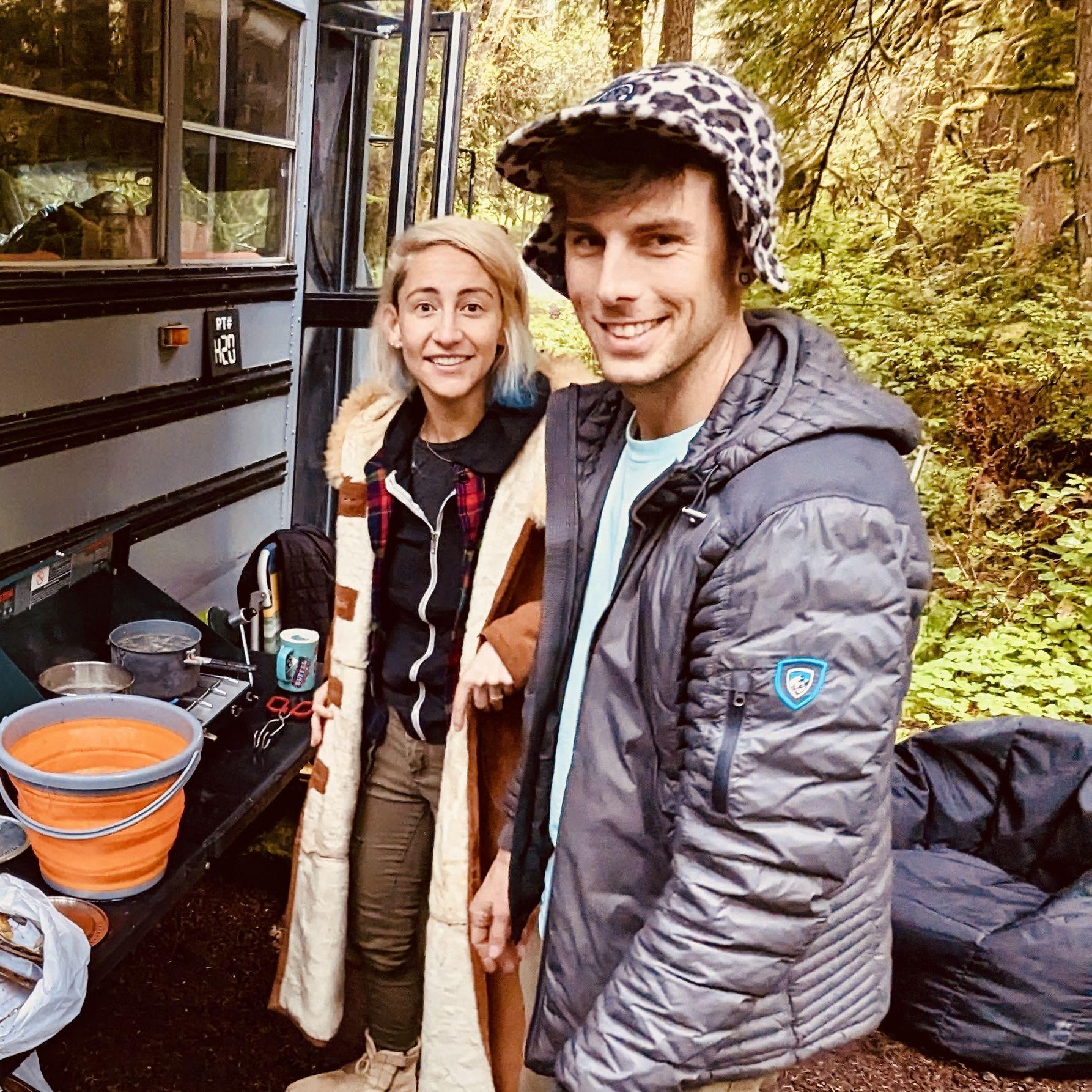 Gianna's first time helping clean and cook fresh clams!