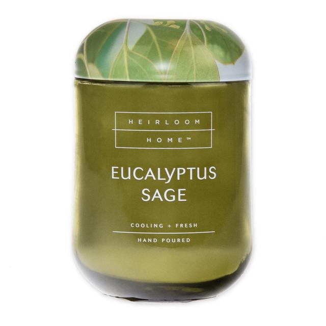 Heirloom Home Eucalyptus Sage 24 oz. Jar Candle with Metal Lid