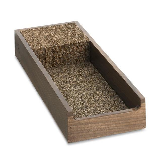 Knifedock in Drawer Single Tray, Walnut
